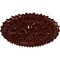 Ekena Millwork Lariah Ceiling Medallion (Canopies up to 1 3/8"), 24 3/4"OD 1 3/8"ID x 3 1/4"P, Brushed Mahogany CM24LABMF - alternate 4